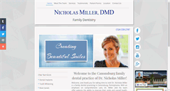 Desktop Screenshot of nickmillerdmd.com
