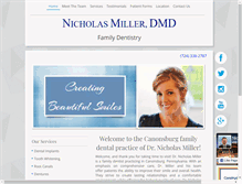 Tablet Screenshot of nickmillerdmd.com